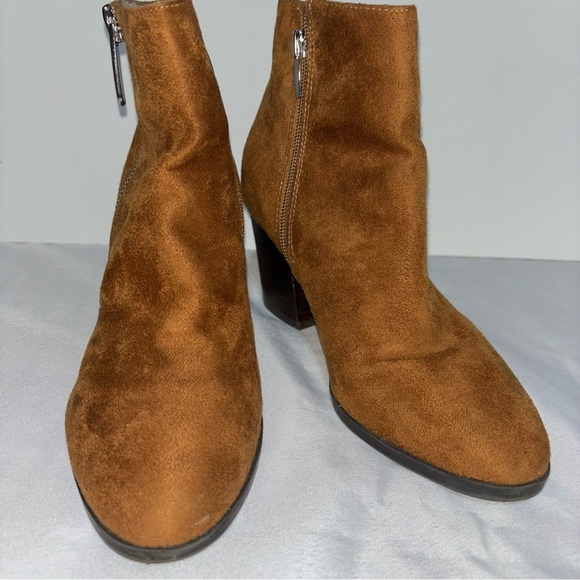 Nine West WNNEVA2 Women's Ankle Boots Brown Faux Suede  Size 6.5 - Picture 9 of 12